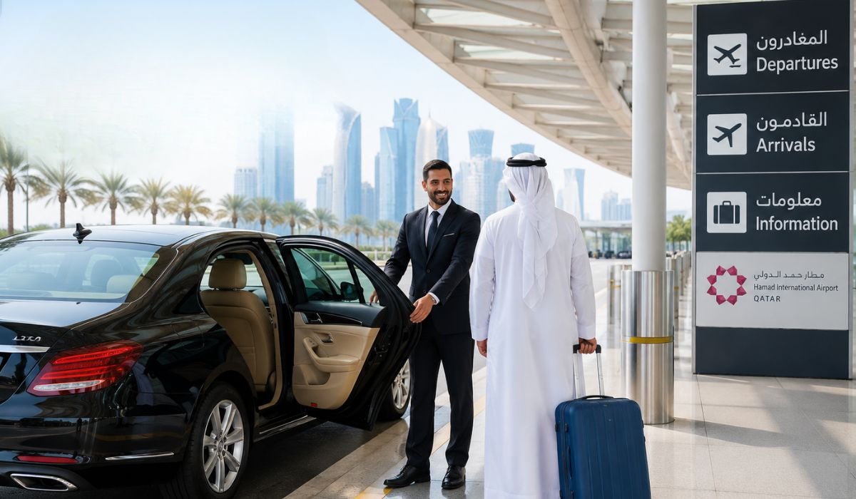 Hamad International Airport taxi transfer service in Qatar